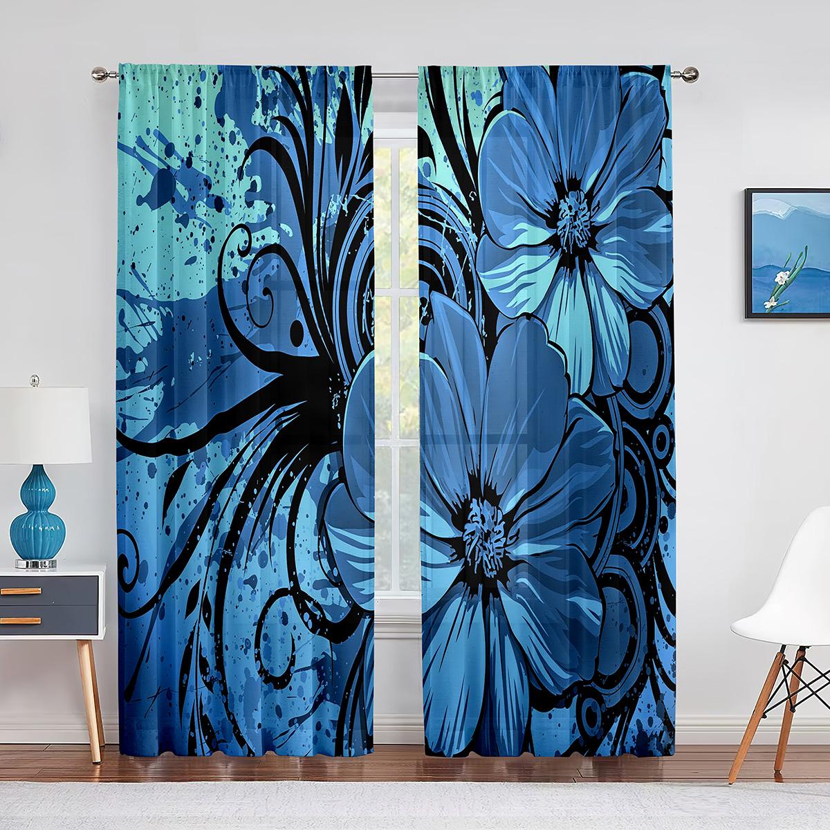 Романтическая роза с цветочным принтом — фото 15