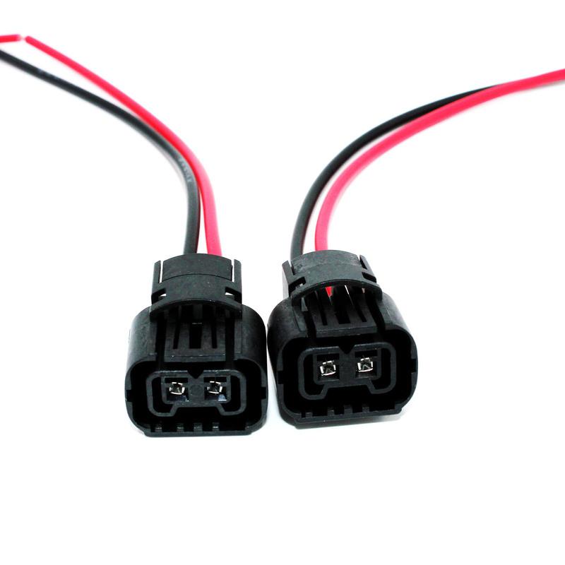 2pc Car 5202 H16 2504 PSX24W Female Male Socket Wire Relay Harness Cable Connector For LED 5202 H16 Led Fog Light Lamps