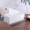 1 piece transparent towel box towel holder with living room storage at home Useful tissue dispenser |