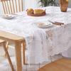 Französische Retro Schmetterlingsspitze Tischdecke Pastorale Tischdecke Kaffeetischdecke Staubdichtes Tuch Spitzentischmatte