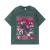275 GSM Washed T-shirts 100% Cotton Dandadan V11 Aira Print Unisex Heavy Cotton T Shirt