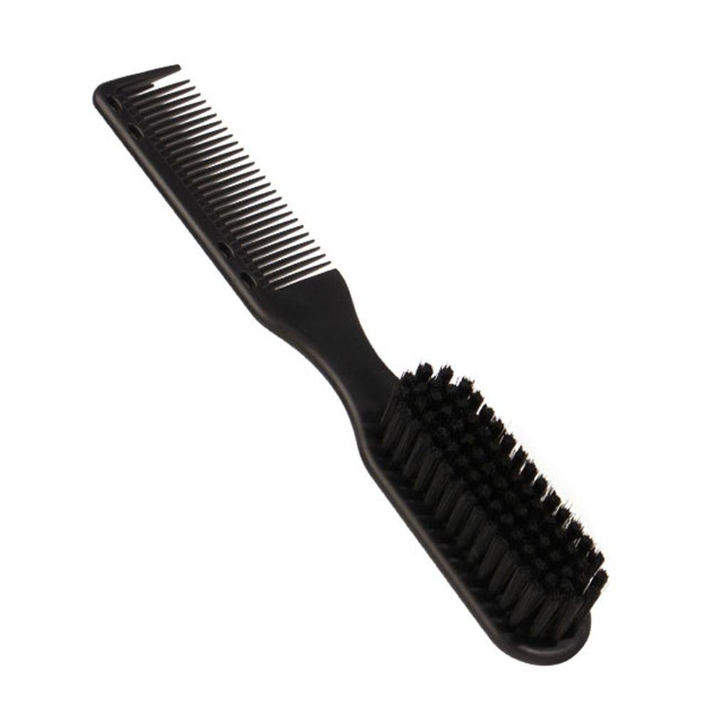 2Pcs Hair Styling Double-sided Comb Black Small Hair Comb Durable Hair Brush  Barber