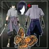 Anime Uchiha Sasuke Cosplay Kostým top kalhoty pásek Cos Konvent dárek pro dospělé Unisex verze