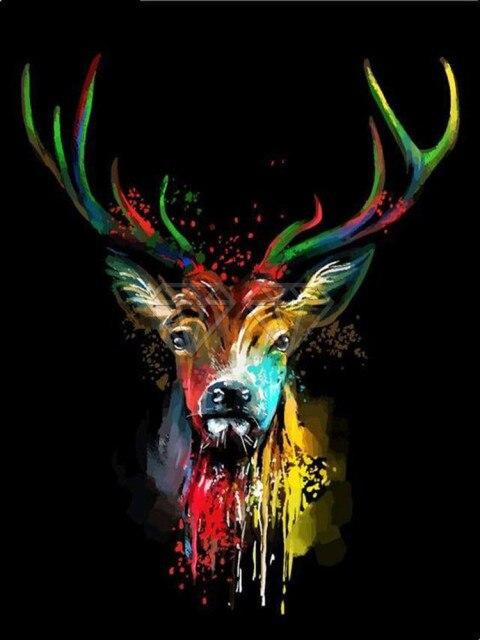 

5D DIY Набор алмазов для рисования Животные Тигр Лев Слон Олень Полный квадратный и круглый алмазная мозаика Вышивка крестиком Домашний декор Full Round 20x25CM