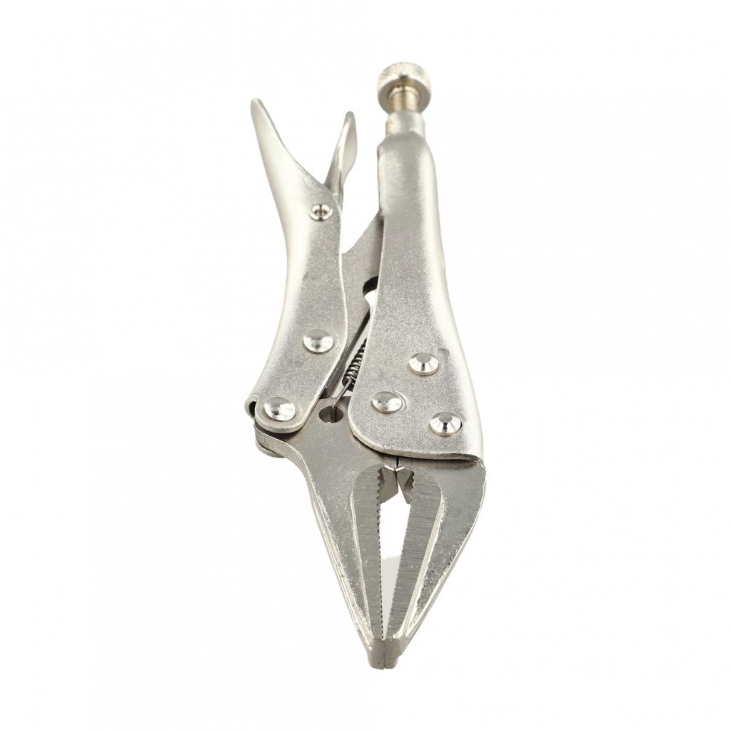 Grip and Clamp 6 5 Inch Needle Nose Pliers with Locking Vise Grip Clamp