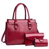 2023 Fashion Mother-and-Child Bag Set: European & American Crocodile Pattern Shoulder Crossbody Handbags