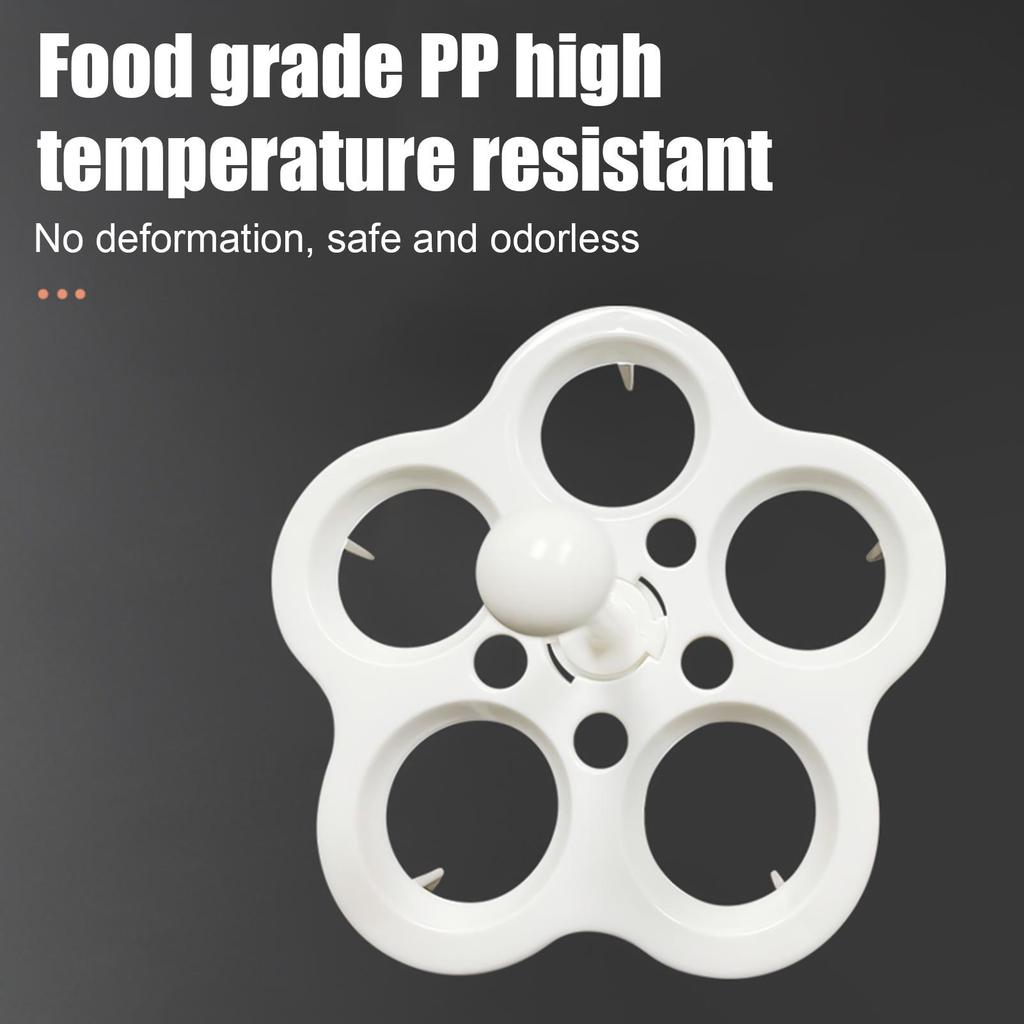 4/5 Hole Egg Cooker Pot Egg Rack Steamed Cooking Egg Tray Food Grade Complementary Food Tools For Kettle Kitchen Accessories