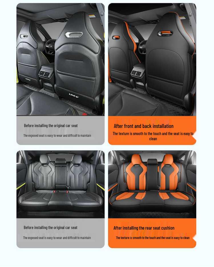 Changan Univ Seat Cover: Full Coverage, Breathable, Perforated, All-Season Universal Cushion