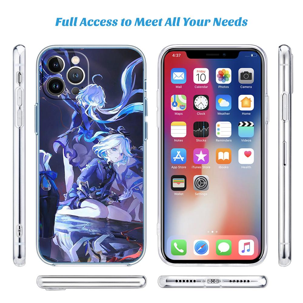 HK36 Genshin Impact Phone Case for Motorola Moto Edge 20 30 40 50 S30 Fusion Ultra Pro Neo Lite + G200 G23