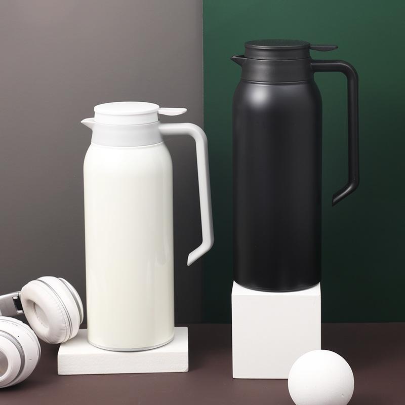 Thermos a Doppia Parete in Acciaio Inossidabile da 1,5L - Tipo a Pressione, Isolamento a Lunga Durata per Casa e Ufficio
