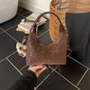 Retro Leopard Print Bag Women's Spring New Versatile Messenger Bag Fashion One Shoulder Underarm Dumpling Bag