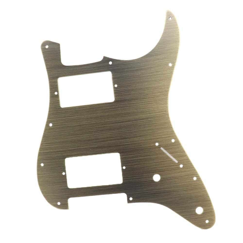 1 Stuks Gitaar slagplaat 11 Gaten Hh Metalen Gitaar slagplaat Krasplaat Voor Lp Stijl Gitaar