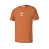 FILA Tennis Series Casual Classic Letter Print Short Sleeve Regular T-Shirt Women Tops Pineapple-Brown A11M523119F-OR