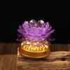 Colorful Lotus Lamp Vibrant Color Battery-Operated Creative Shape Flicker Free Realistic Looking Compact