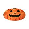 Halloween Welcome Doormat Half Circle Spider-Web Bat Skull Pumpkin Shape Floor Mat Non-Slip Entrance Mat for Front Door Porch Home Decoration
