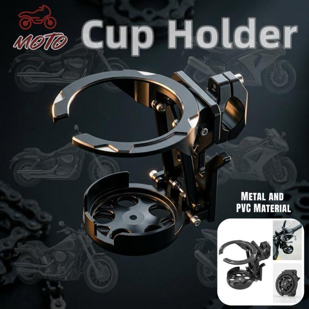 Portabottiglie Universale Pieghevole Portabevande Staffa per Tazza d'Acqua per Moto Bici ATV UTV Scooter