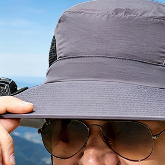 Outdoor Bucket Hat Wide Hat with Brim Fishing Dual