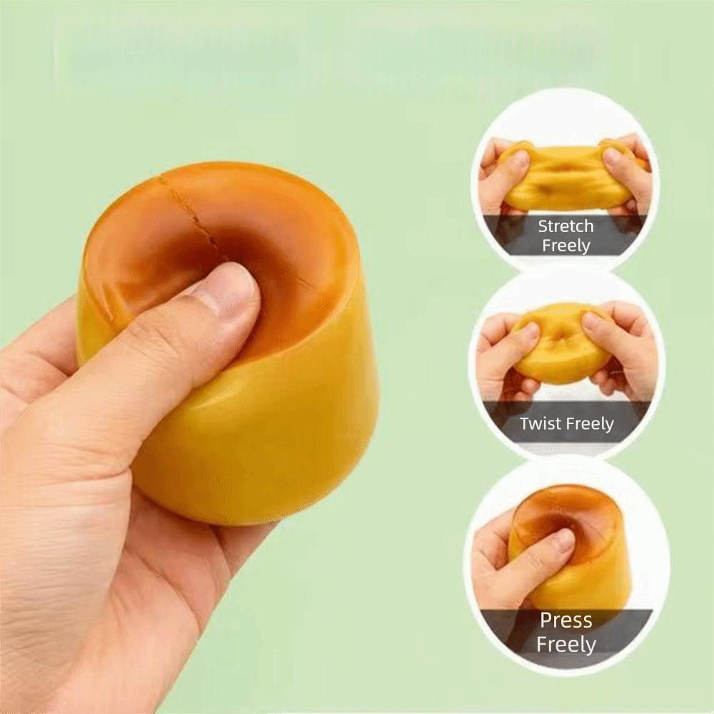 Handmade Blocks Filled Squishy Finger Relax Sensory Fidget Ball Crispy Peanut Squishy Studen
