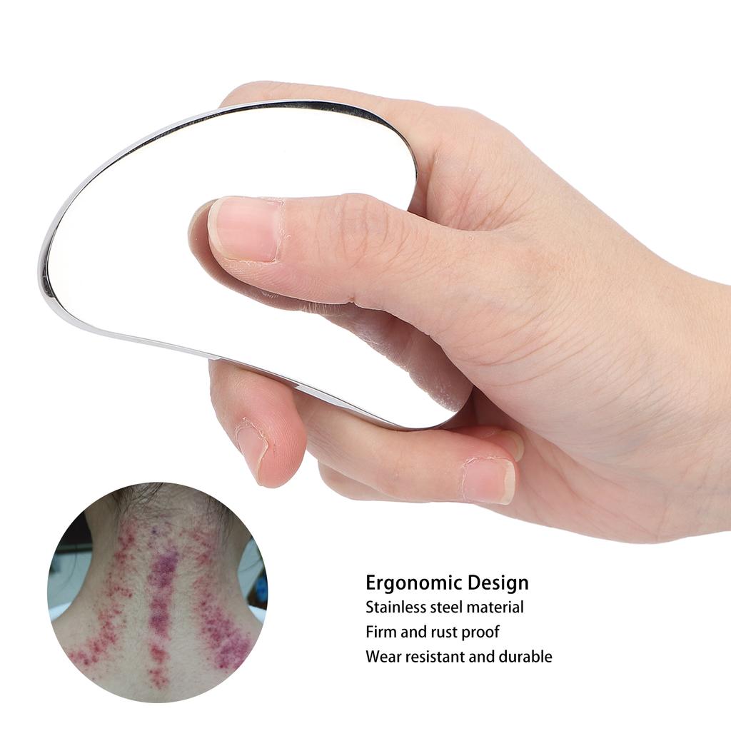 Multifunctional Gua Sha Facial Tool Stainless Steel Face Lifting Tightening Scraping Board
