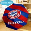 Custom Name Umbrella Bayern Munich Crest Umbrella 8-Frame for Travel, Camping, Casual Lightweight Portable, Essential for Family Gifts