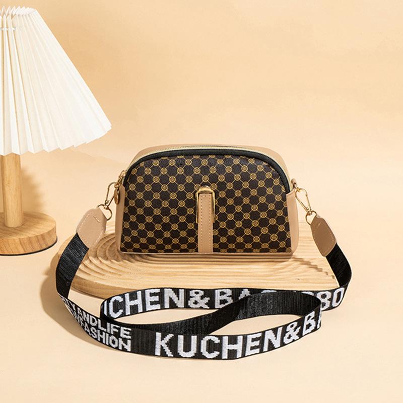 

Новая женская сумка модная сумка для камеры с надписью широкая лямка простая печать на плечо мессенджер одна штука абрикосовый