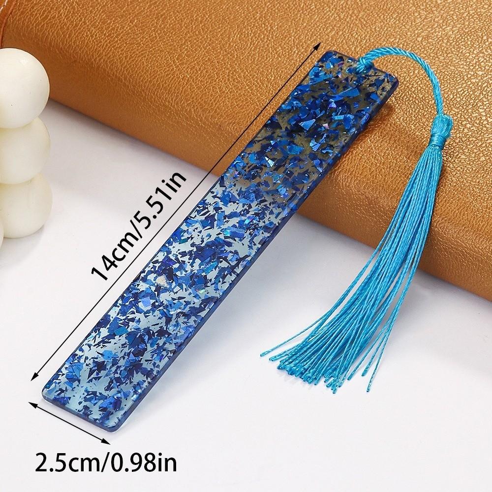 New Elegant Tassel Bookmarks DIY Portable Resin Bookmarks Reading Pages Book Markings Reading Presents
