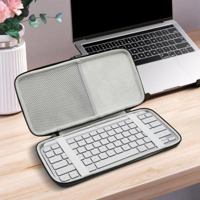 Aufbewahrungstasche für Tastaturen, Reisetragetasche, Reißverschluss, stoßfeste Schutztasche, EVA-Hartschale für MX Keys Mini