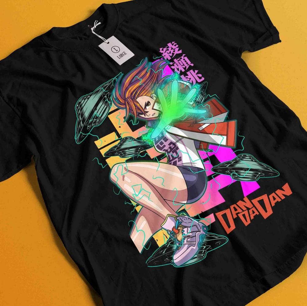 

Футболка Dan Da Dan Футболка Окарун Футболка Момо Аясэ Футболка Кен Футболка Турбо Джин Айра Сэйко 4XL