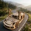 Sports Car 3D Wooden Puzzle Miniature Kit DO-IT-YOURSELF Imaginative Present Home Decor Household Goods Unique Present