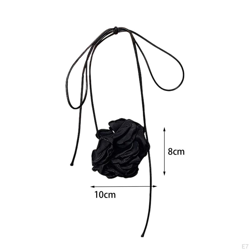 Floral Collar Necklace - Blooming Petal Charm