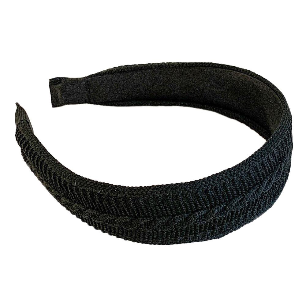 French Design Knit Hair Hoop Elegant Woolen Headband Versatile Hair Bands  For Women