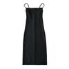 Kendou French sexy one-word collar high waist slim side split suspender medium and long dress hip skirt women