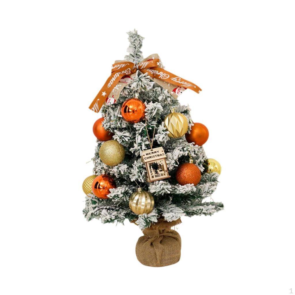 Arbre de Noël Artificiel Mini pour Dessus de Bureau
