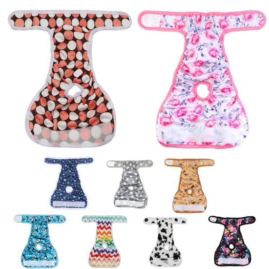 Female Dog Diaper Absorbent Reusable Menstruation Pants Dog Underwear Pet Physiological Pants