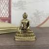 Antique Four-Armed Avalokitesvara Bidhisattva Statue Desk Ornaments Tibetan Patron Saint Figurines Home Decoration Crafts