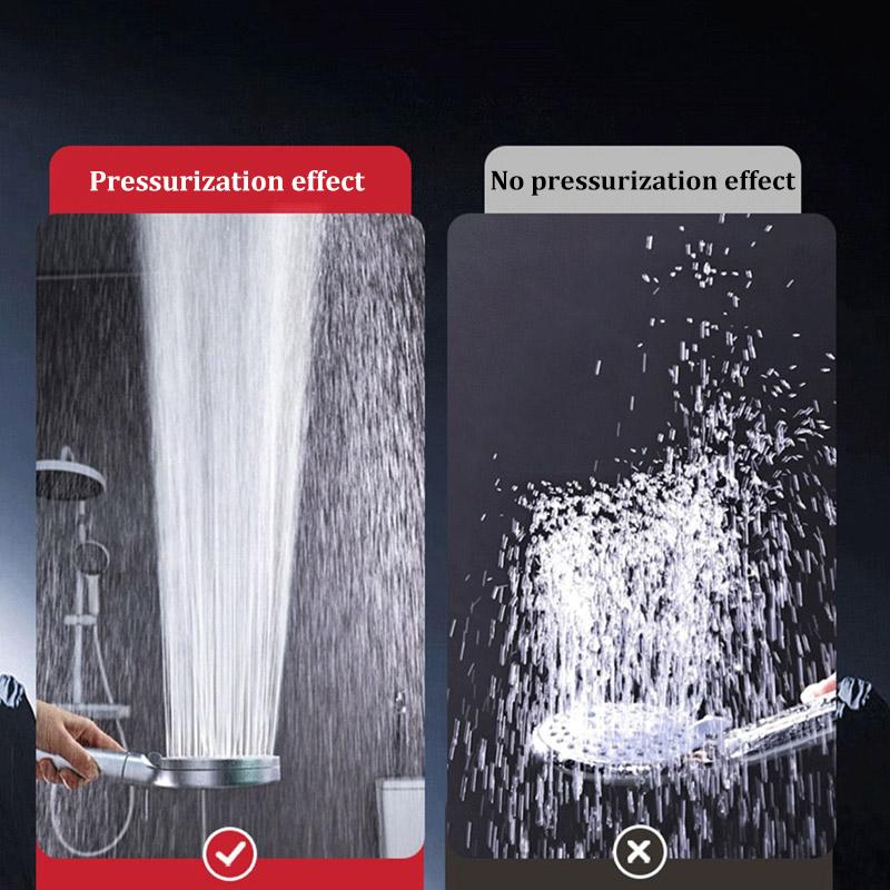 5-speed boost filter rain shower large panel handheld shower head bathroom accessories super strong