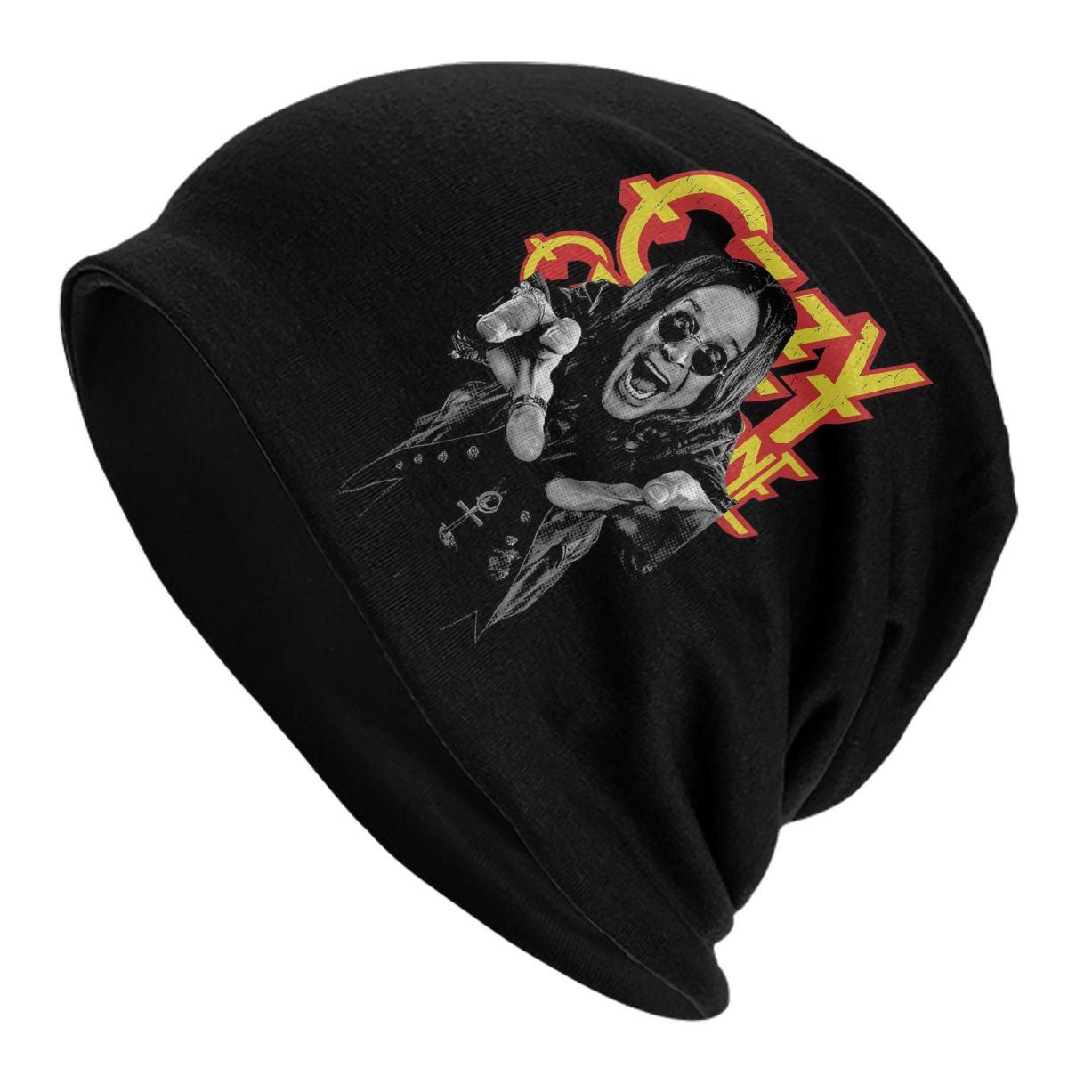 

Ozzy Osbourne Merch Album Cover Unisex Adult Beanies Caps Knitted Bonnet Hat Warm Hip Hop Autumn Winter Outdoor Skullies Hats One Size
