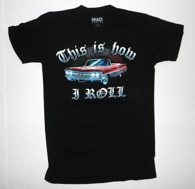 So bin ich drauf, Rotes Cabrio Schwarzes T-Shirt Neu