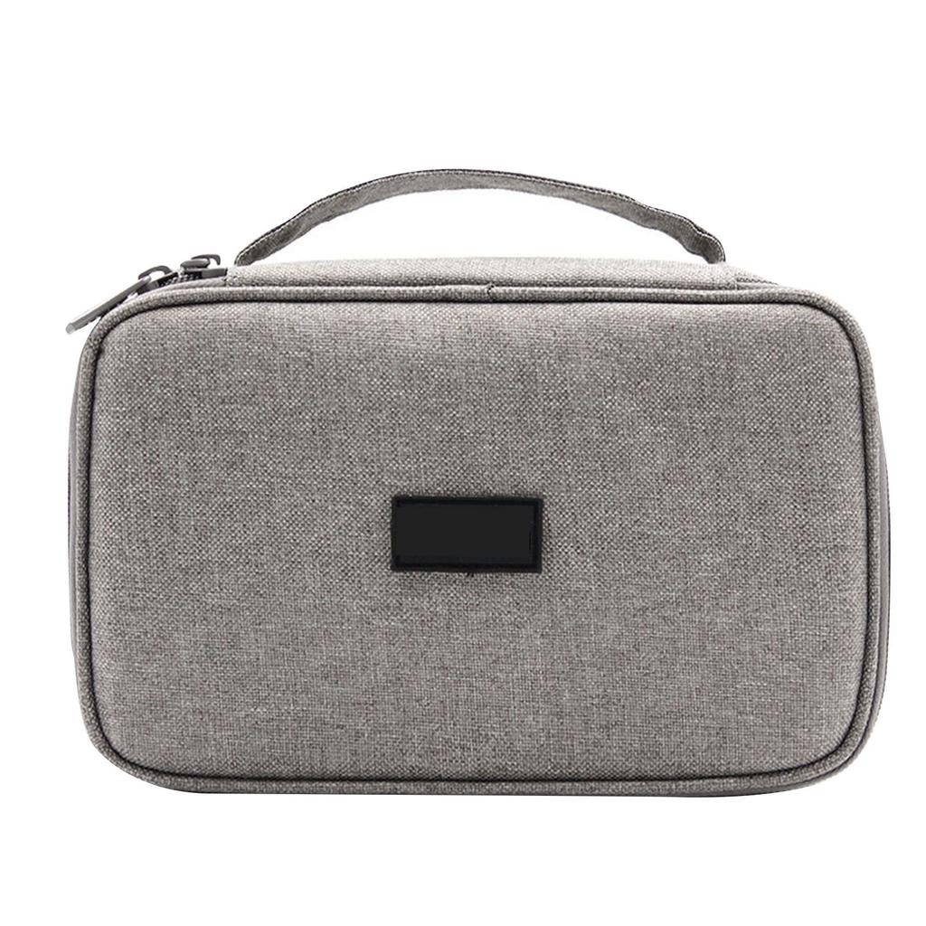 Travel Cable Storage Case Multifunctional Waterproof Portable Electronics Travel Bag for Data Cable Earphone Power Bank