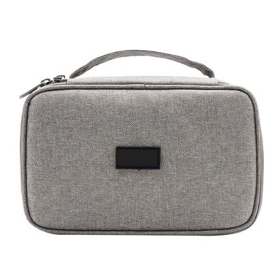 Estojo de Armazenamento de Cabos de Viagem Multifuncional à Prova d'Água Portátil Bolsa de Viagem para Eletrônicos para Cabo de Dados Fone de Ouvido Power Bank