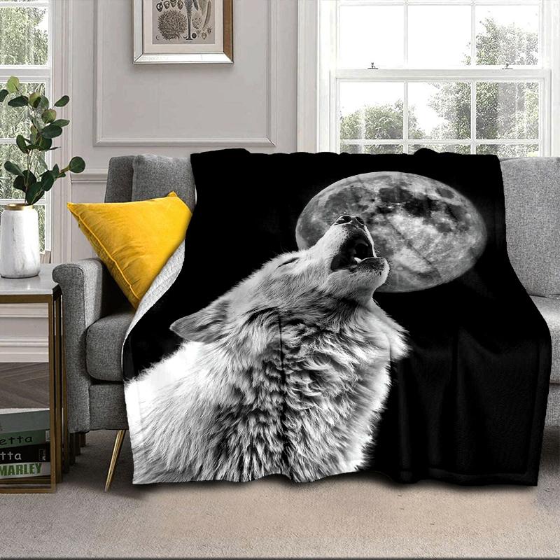 Wolf Pack Wilderness Blanket Flannel Blanket Throw Blanket Sofa Cover Blanket Soft Premium Blanket Picnic Blanket Tv Blanket Gifts
