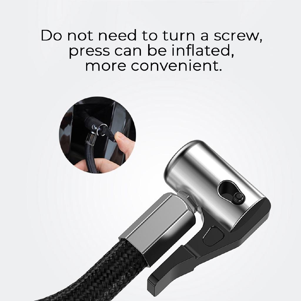 Digital Car Tire Inflatable Pump Illumination Auto Air Compressor for Cars Wheel Tires Electric DC 12V Tyre Inflator