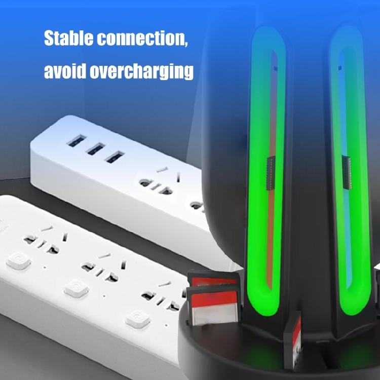 Charging Cradle Dock Station Professional Gamepad 4 in 1 Charging Base Accessories for Game Controller Accessories