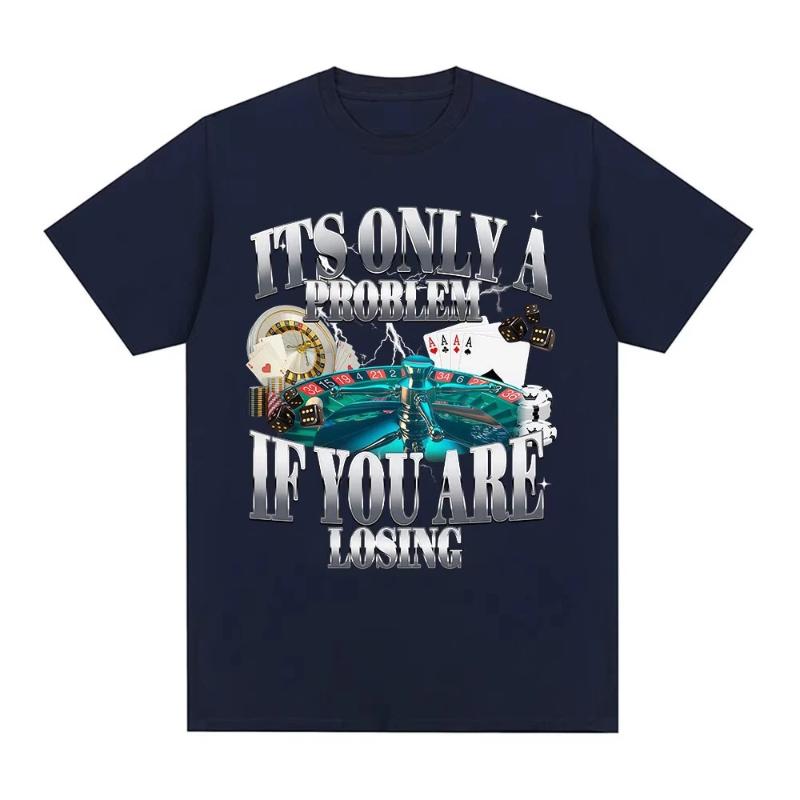 T-shirt Men's and Women's Clothing Retro Cotton Short Sleeved T-shirt Top