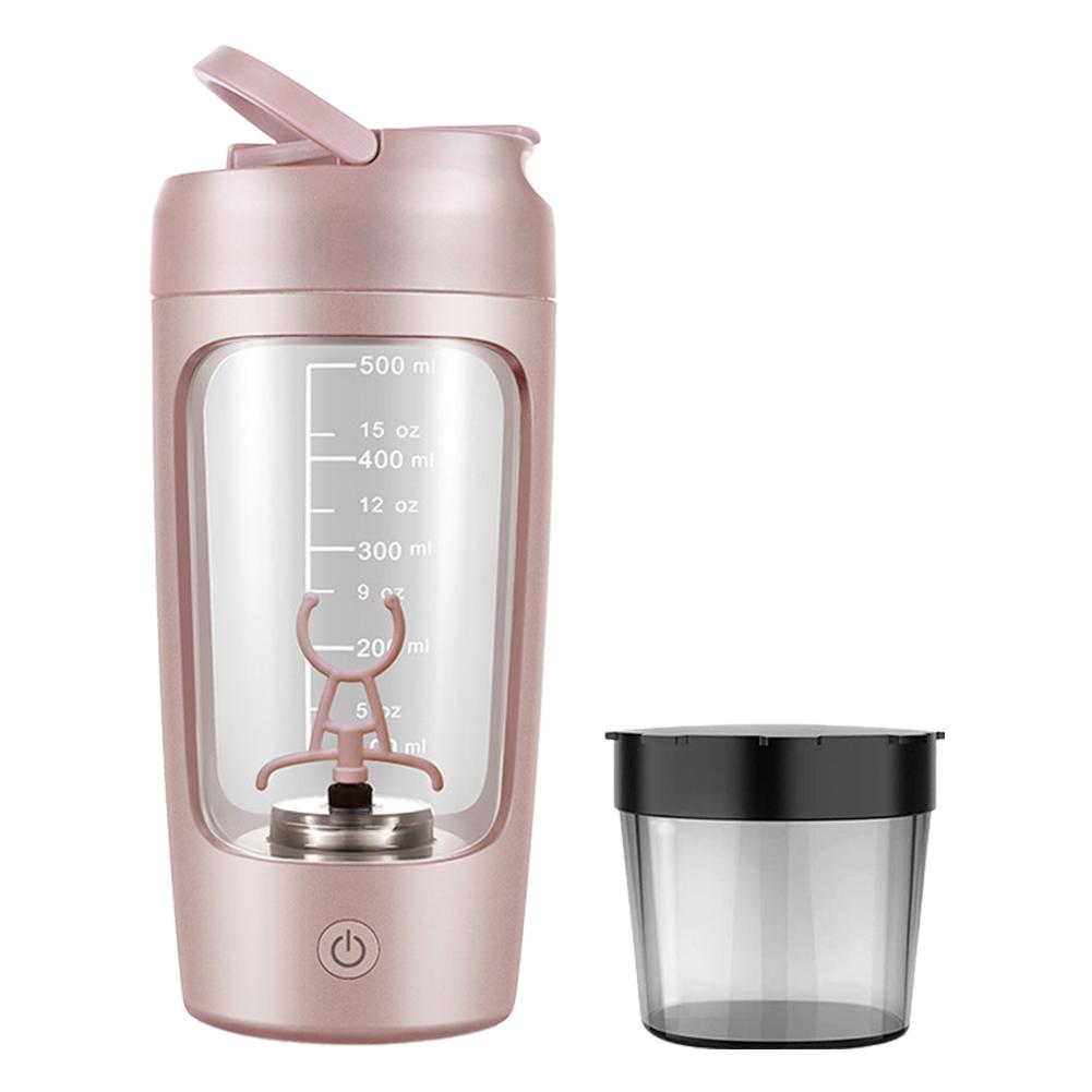 Electric Protein Shaker Bottle with Handle Gym Sport Water Bottle BPA Free Mixing Cup for Fitness Gym Workout for Men and Women