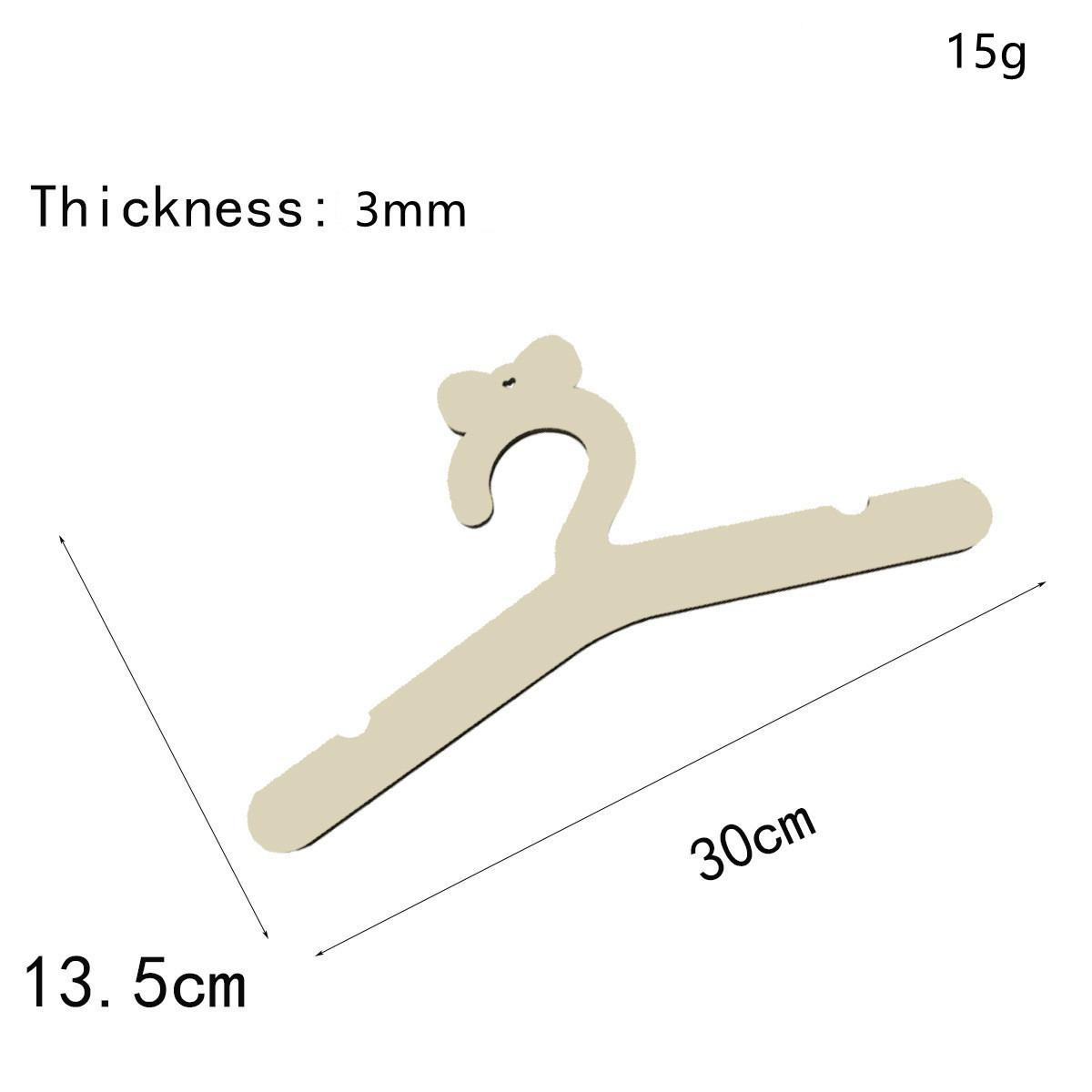 

Cute Wooden Baby Hangers Bear Bunny Shaped Kids Clothes Hangers Heart Cutouts Non-Slip Nursery Organizer Baby Clothes Outfits