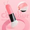 Docolor Make-up-Pinsel, niedliches Cartoon-Gesicht, Kabuki-Make-up-Pinsel, synthetische Haare, Foundation, Puder, Rouge, Kontur für Make-up-Pinsel