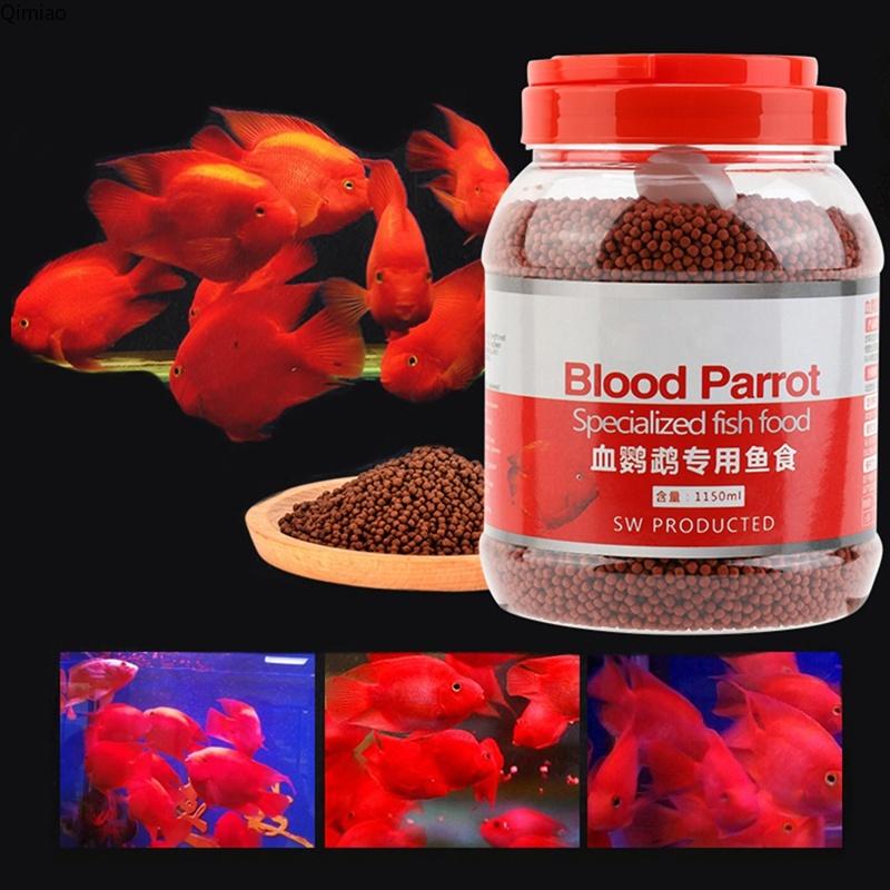 Blutrotes Papageifischfutter 500g Farbverstärkendes Rotes Papageibuntbarsch Fischfutter Futter