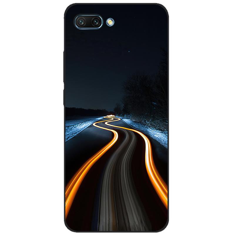 For honor 10 case soft silicon tpu back phone cover for huawei honor 10 Case Etui protective printing coque black tpu case