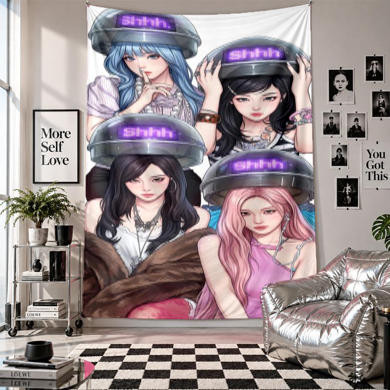 Wall Tapestryaespa Art Hanging Cloth Decorative Background Cover for Room Decoration